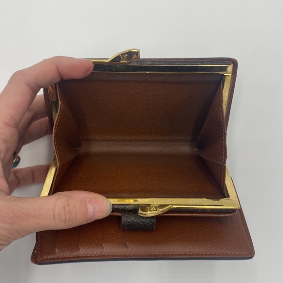 💯 AUTH. Louis Vuitton monogram Porte Monnaie billets viennois wallet - Picture 9 of 15